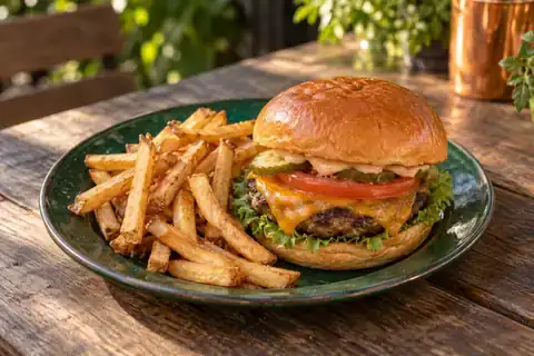 Copper Oak Cheeseburger